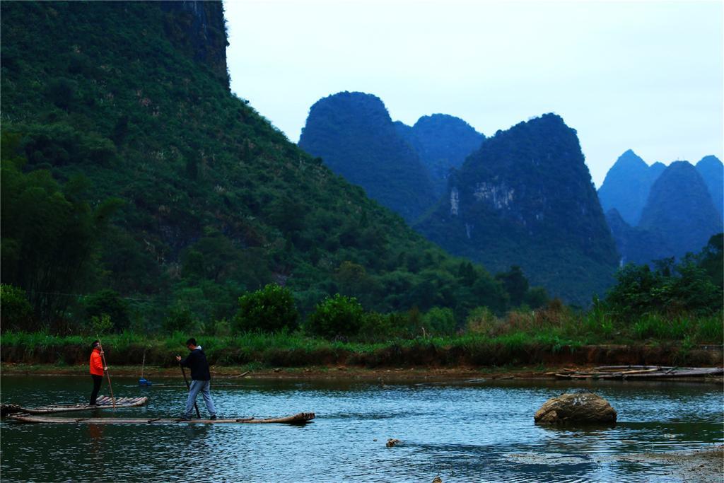 Yangshuo Peaceful Valley Retreat Hotel Exterior foto