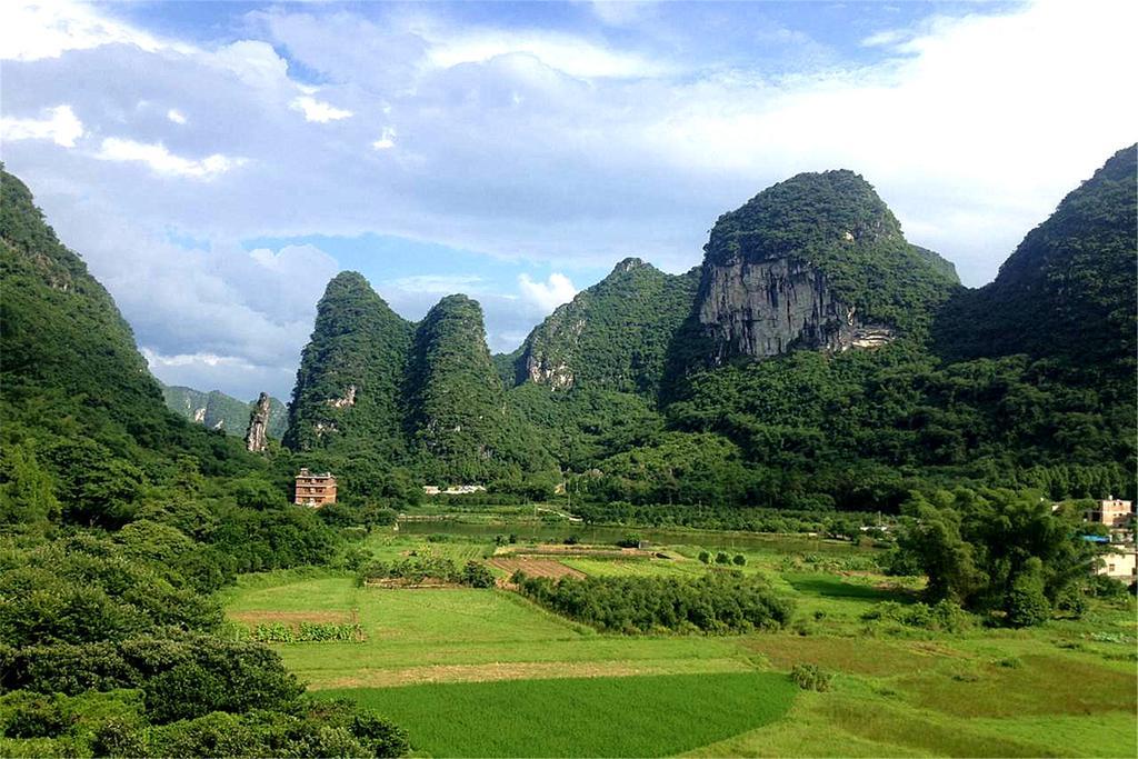 Yangshuo Peaceful Valley Retreat Hotel Exterior foto