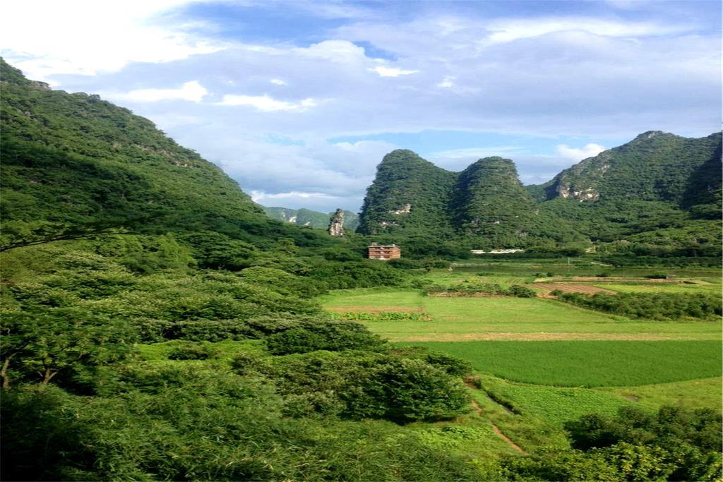 Yangshuo Peaceful Valley Retreat Hotel Exterior foto